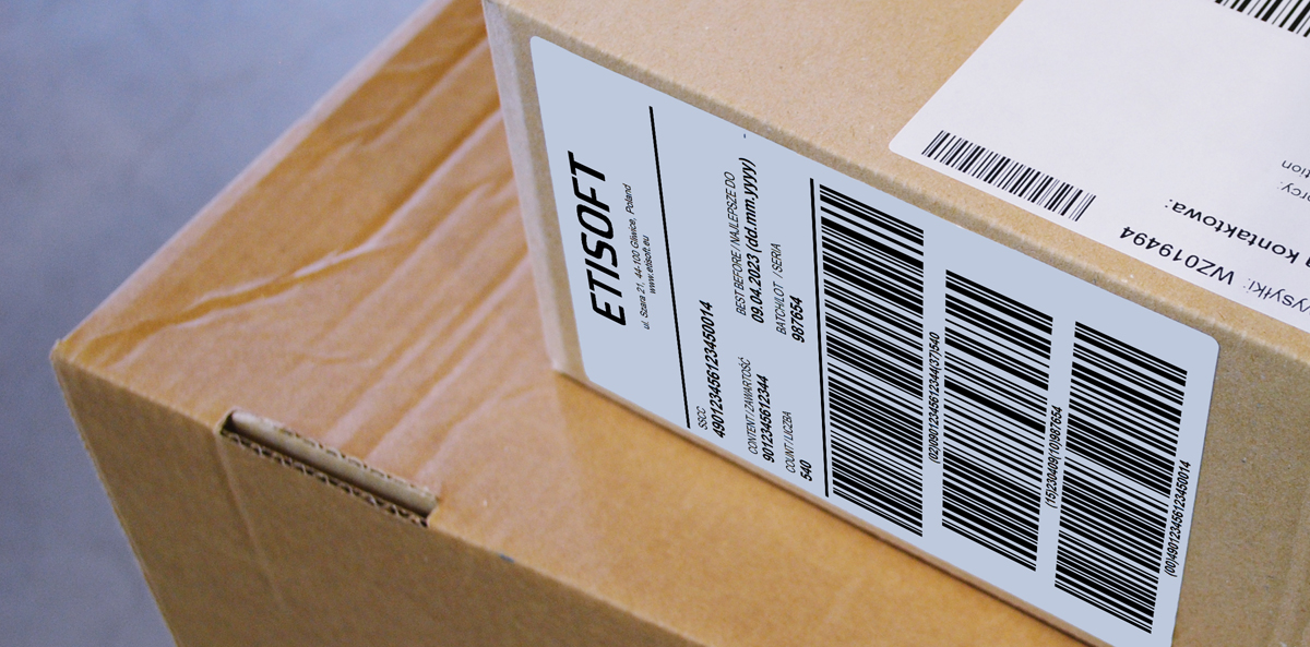 Logistics Label Gs1 Consistent Labelling System Etisoft 7578