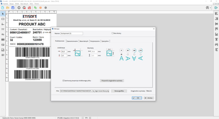 ETILABEL Starter – free label design and printing software. Create your ...