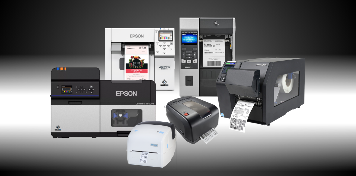 What types of label printers are there?